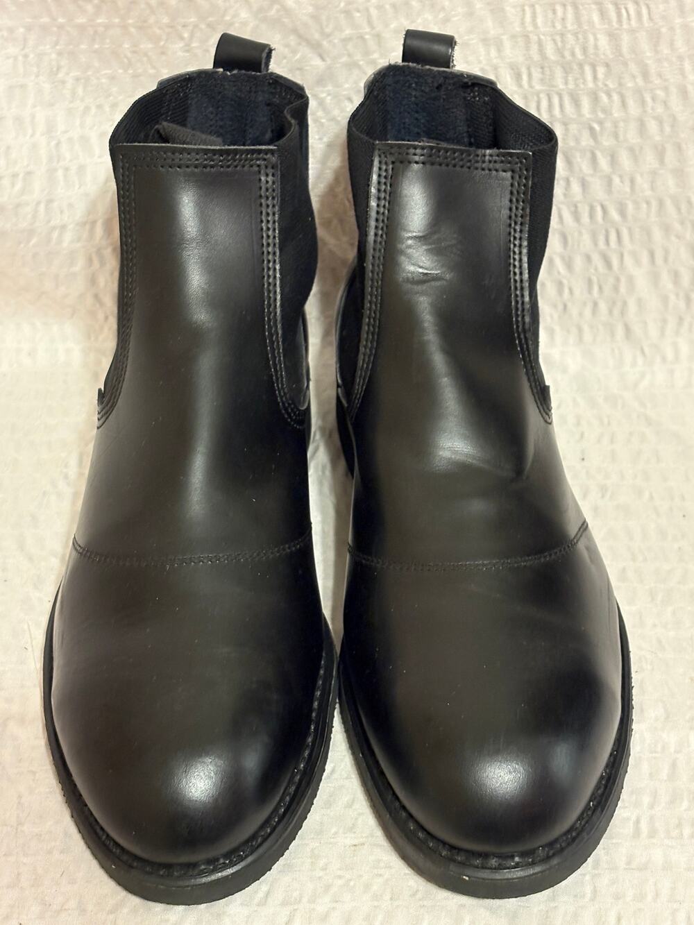 VTG Rare Addison Shoe PullOn Military Safety Boot Tanker Style 9D USA Never Worn